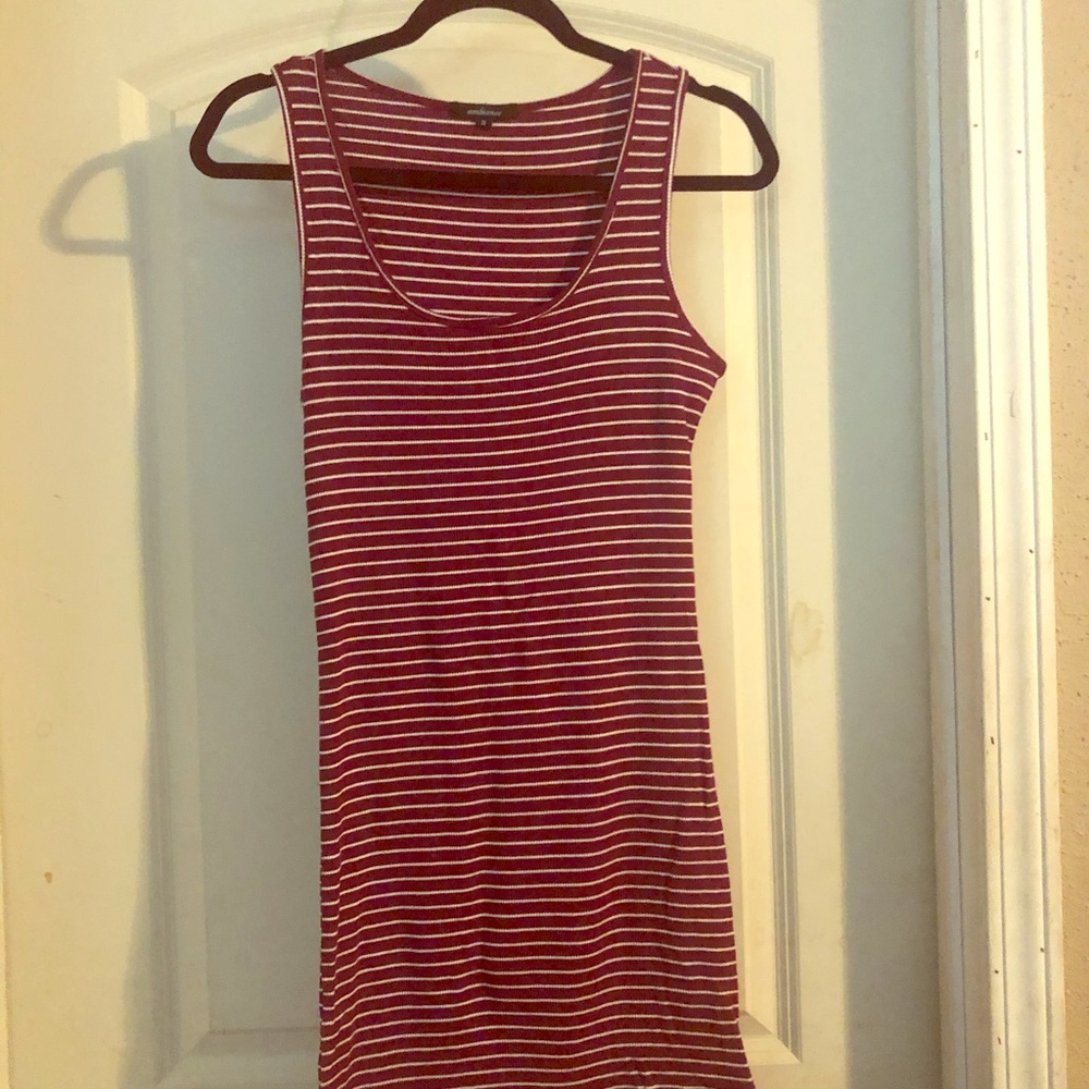 Cute and casual striped cotton dress sz m